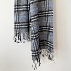Burberry Grey Cashmere Scarf